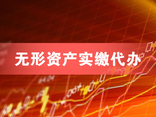 萍乡无形资产实缴资本代办